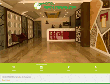 Tablet Screenshot of hotelsrmgrands.com